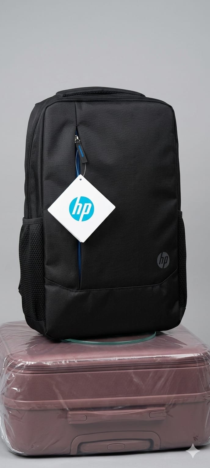 Black HP Bag on a gray background