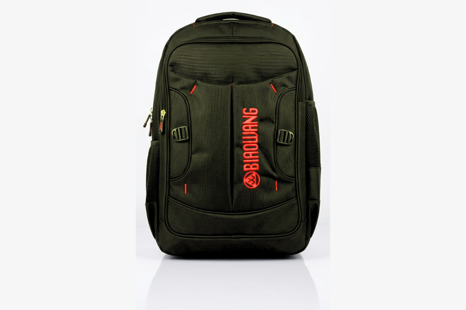 Birdwang black and red sport bag with spacious main compartment and durable design